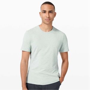 Lululemon XL 5 Year Basic Tee Men Heathered Island Mist 🍃